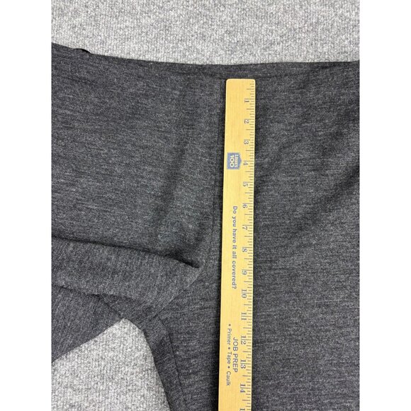 Eileen Fisher Pants Womens Large Gray Italian Fabric Pull On Knit Straight Leg - Picture 4 of 7